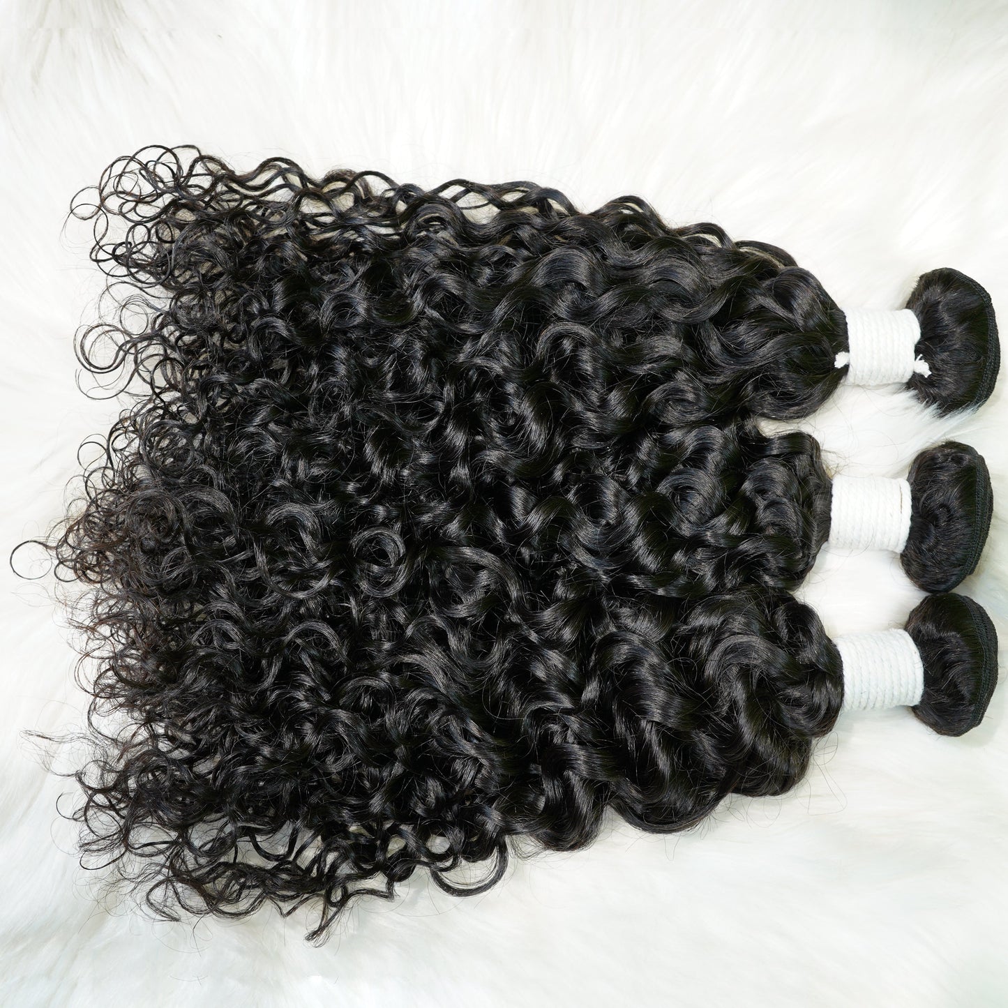 Benetress Remy Hair Black Water Wave Bundles Brazilian weaving