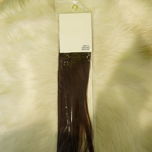 Benetress Asian Raw Hair #2a Straight Tape In Hair Extensions