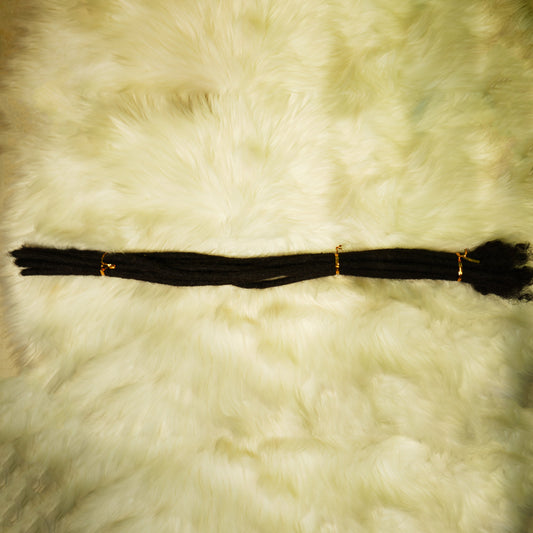 Benetress Straight Dreadlocks Human Hair Extensions 24 Inch