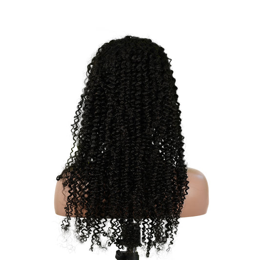 13×4 Lace Front Wig – Kinky Curly – Natural Black