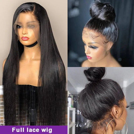 Benetress Straight Full Lace Wigs Remy Hair