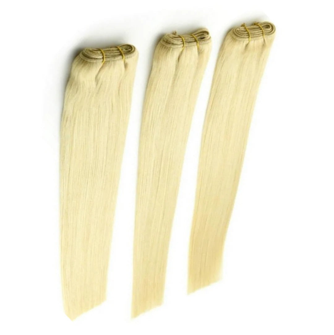 Asian Double Drawn Bundles – Straight – #613 Blonde