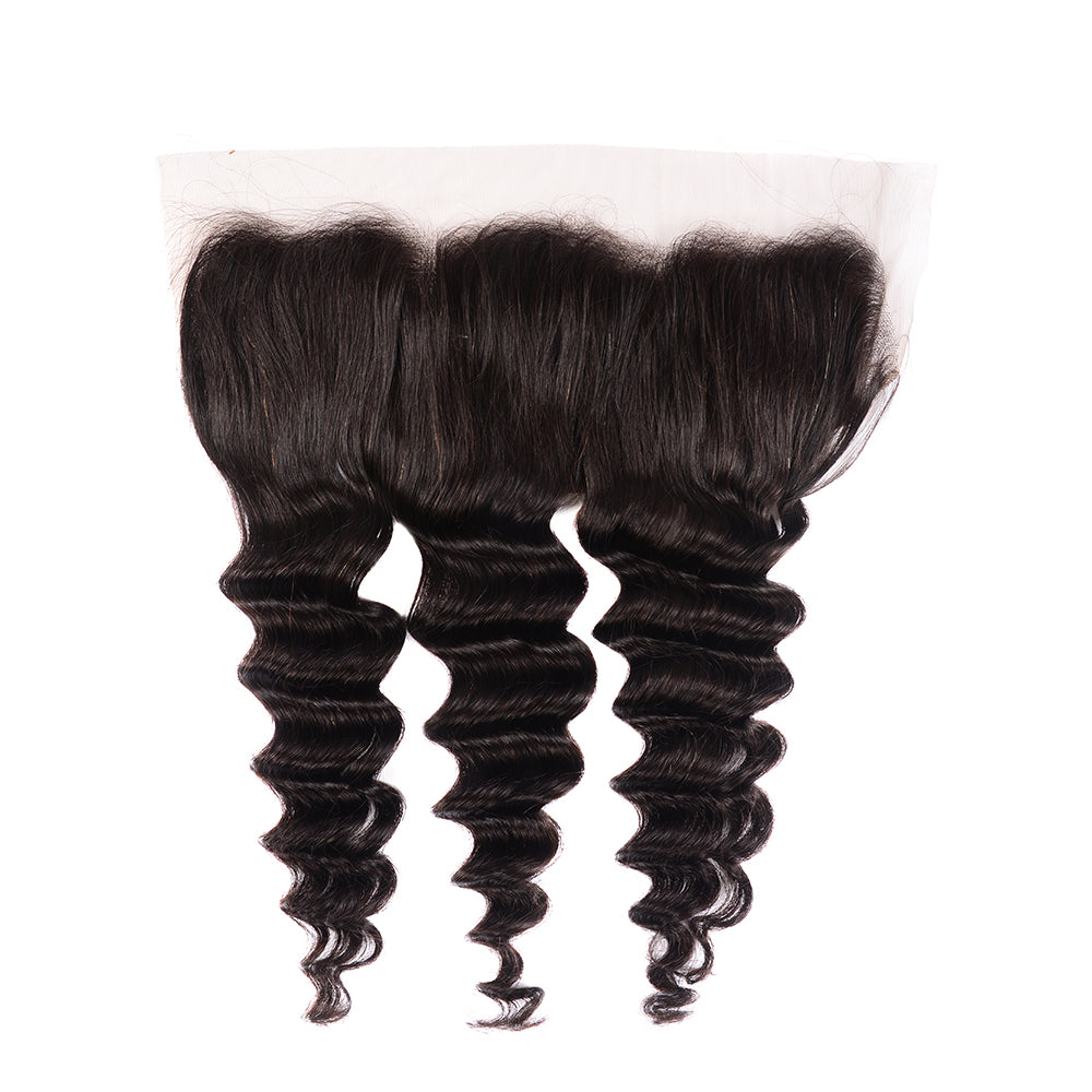 Benetress Remy Hair 13x4 Deep Wave HD Frontal