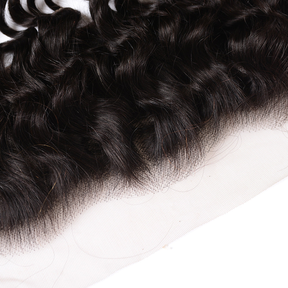 Benetress Remy Hair 13x4 Deep Wave HD Frontal