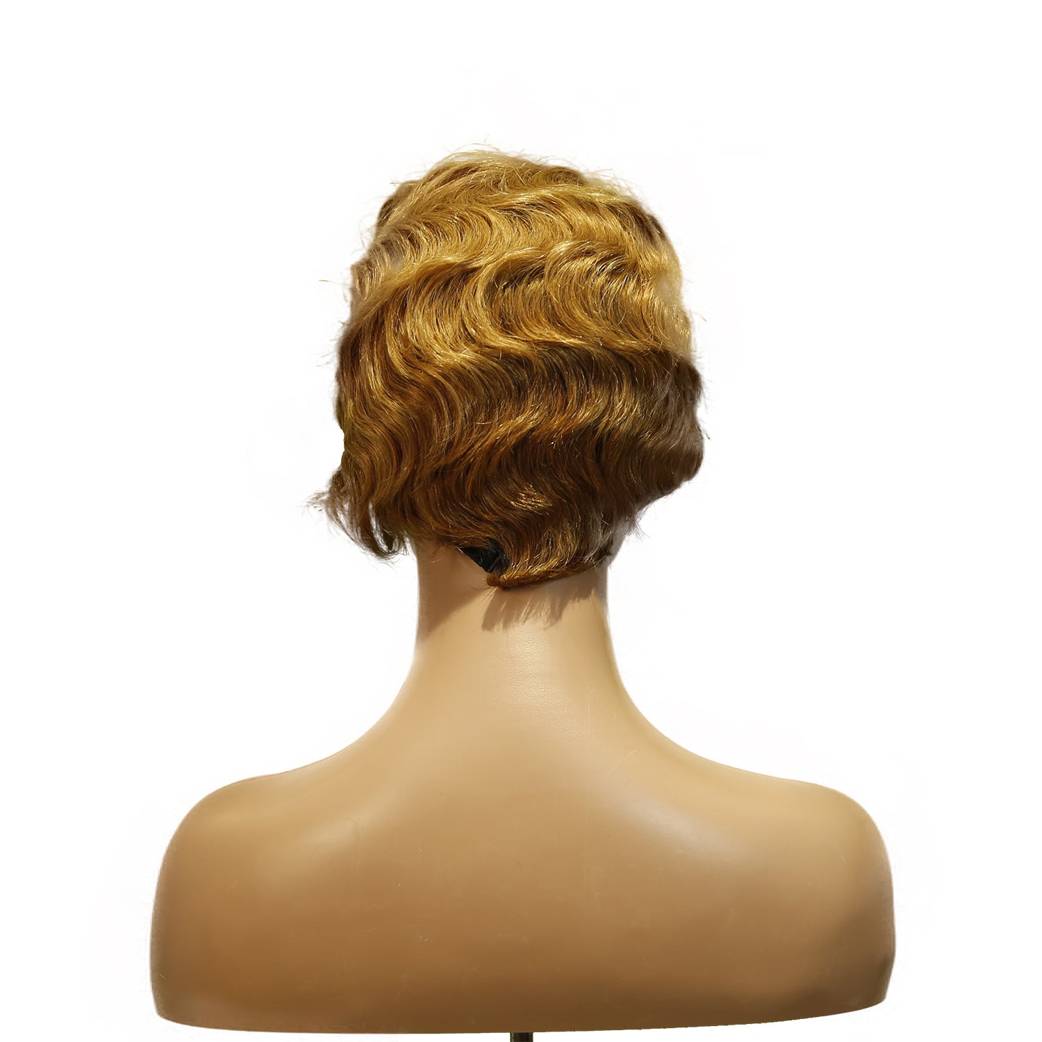 Machine-Made Remy Bob Wig – Colour #27 (Honey Blonde)