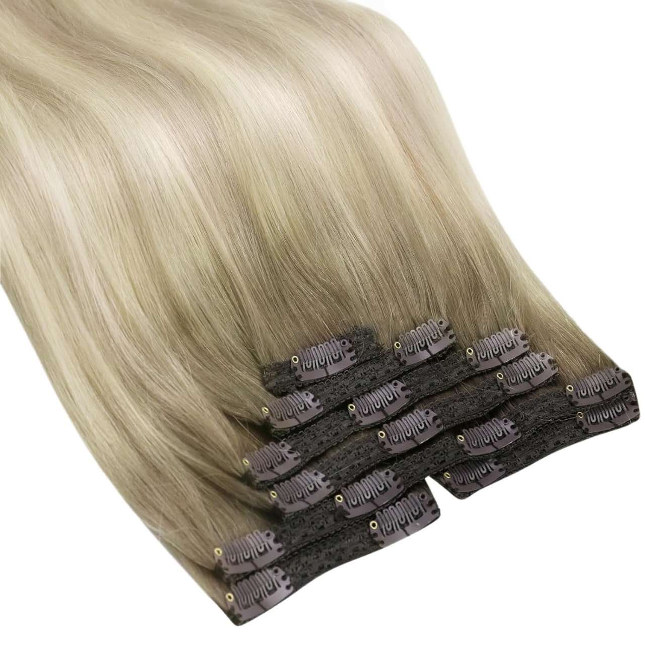 Benetress Asian Raw Hair Straight Clip In Hair Extensions