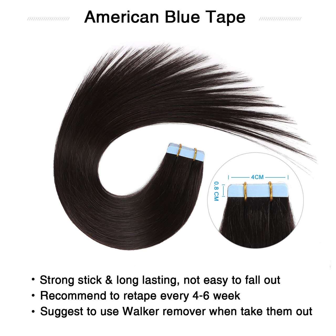 Benetress Asian Raw Hair Tape In Hair Extensions