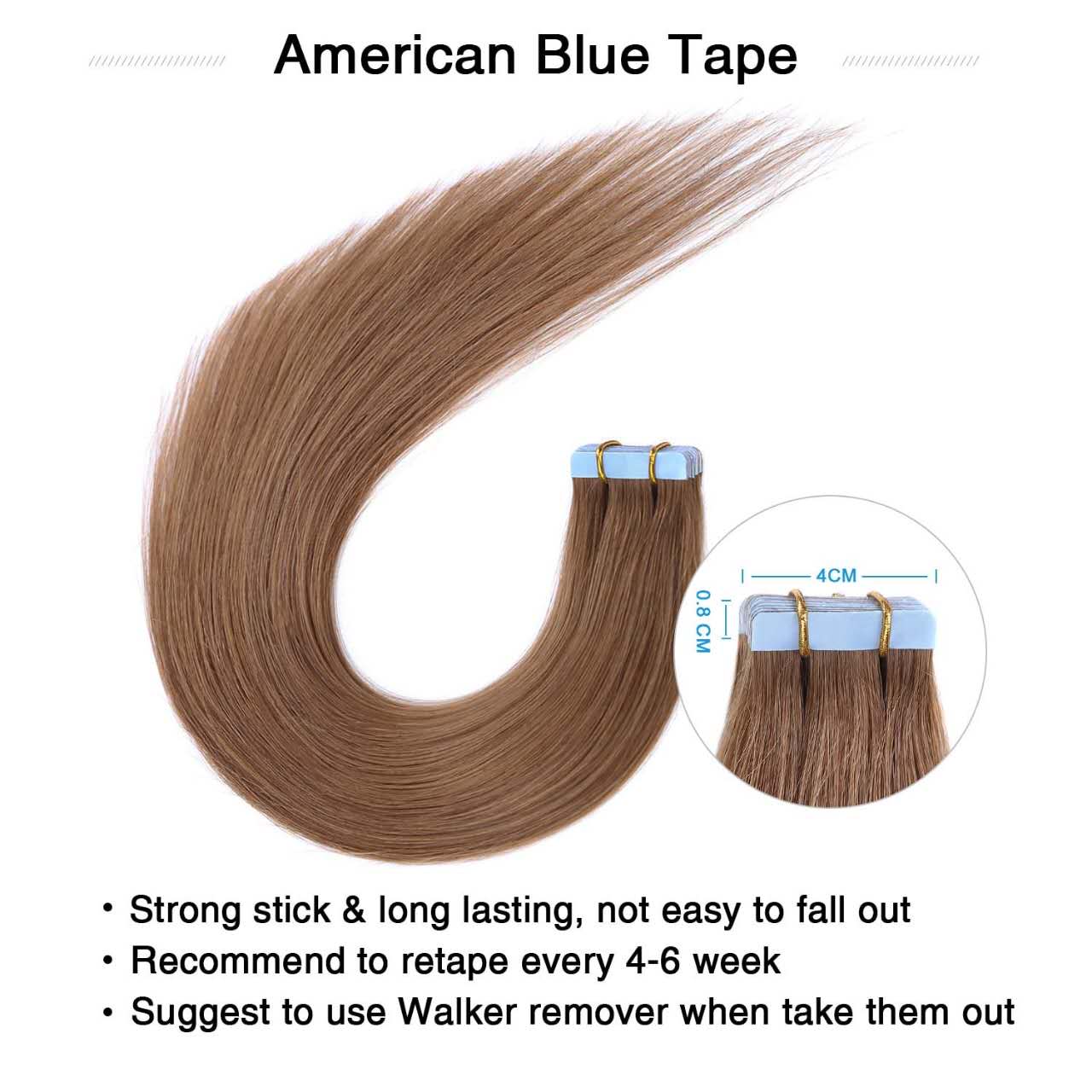 Benetress Asian Raw Hair Tape In Hair Extensions