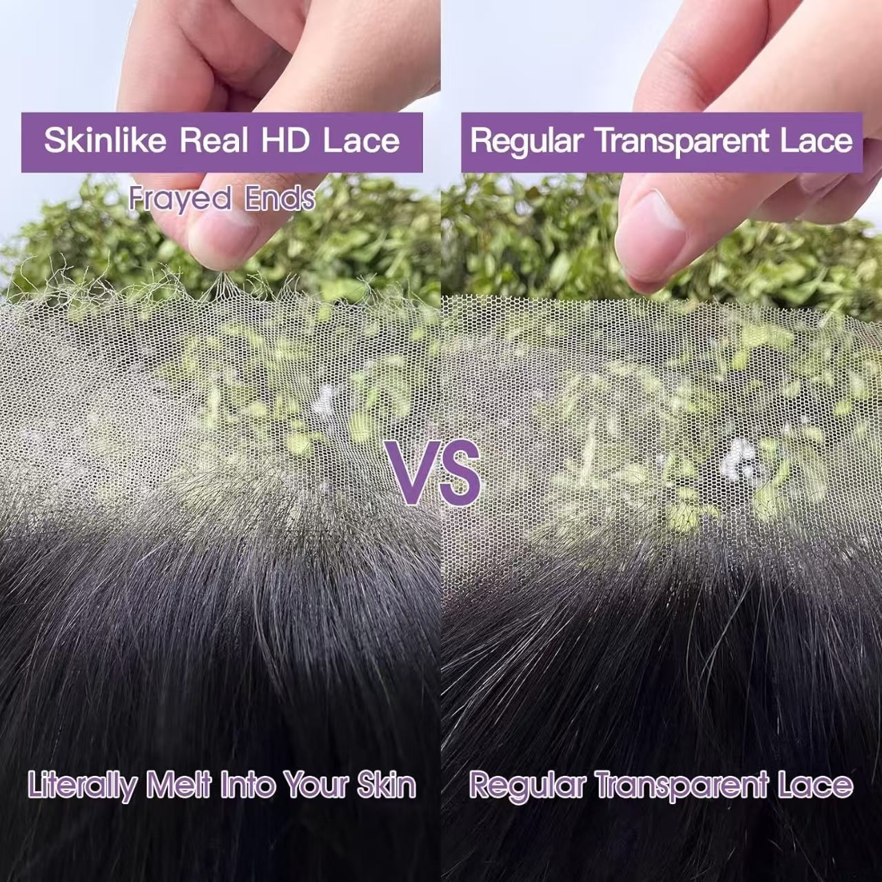 Benetress Asian Raw Hair 13x6 HD Lace Front Wig Staight Human Hair Wig #613