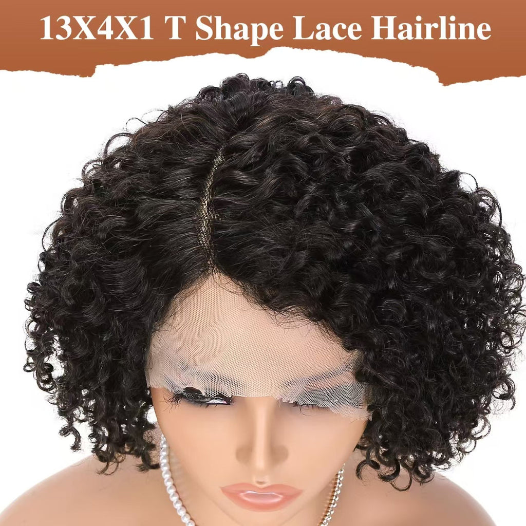 Benetress Jerry Curly T-Wig Remy Hair