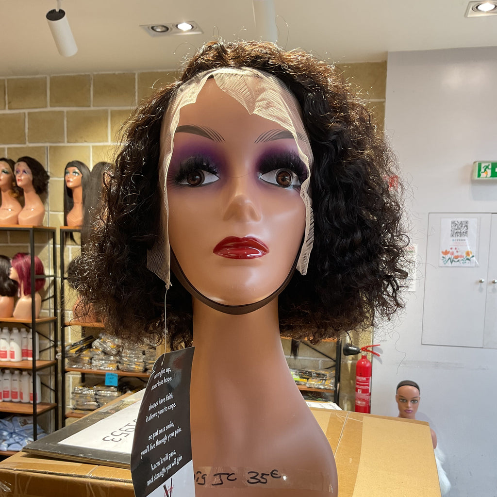 Benetress Jerry Curly T-Wig Remy Hair