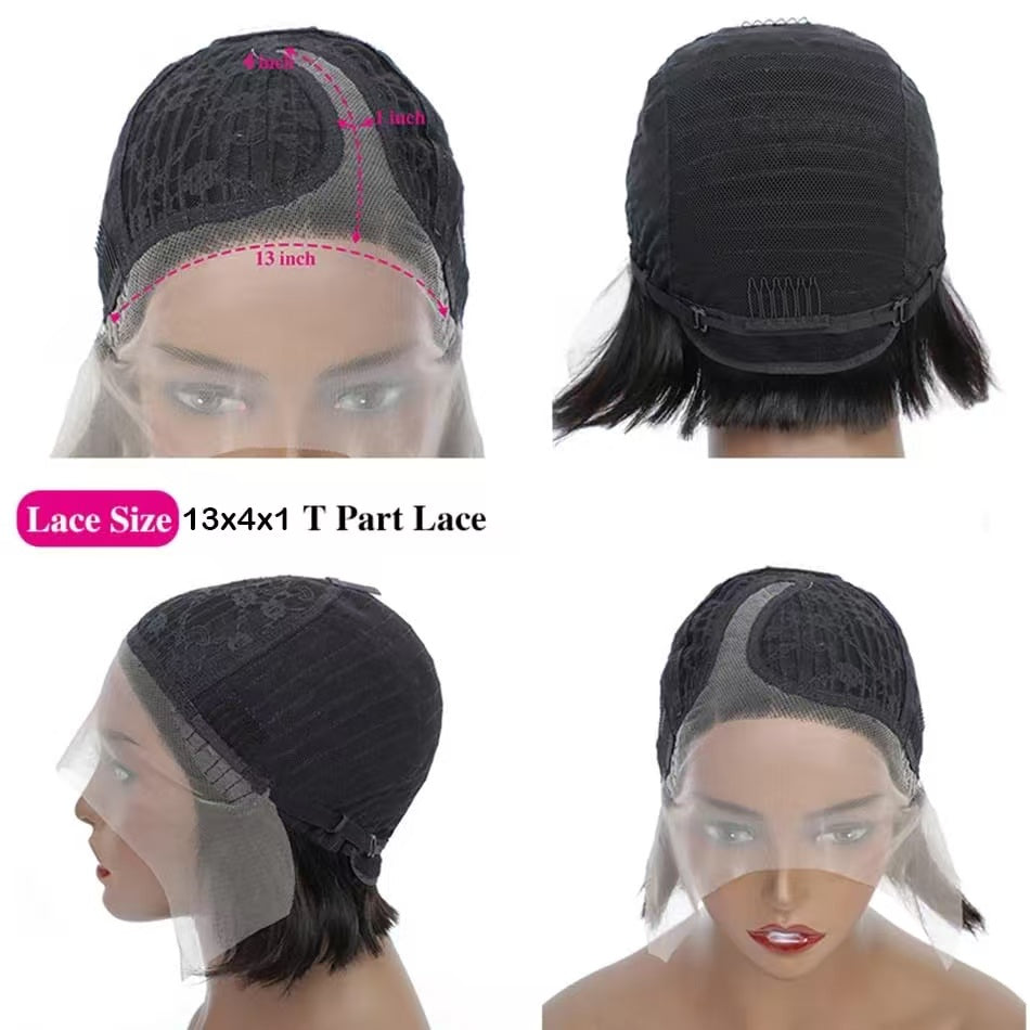 Benetress Straight T-Wig Remy Hair