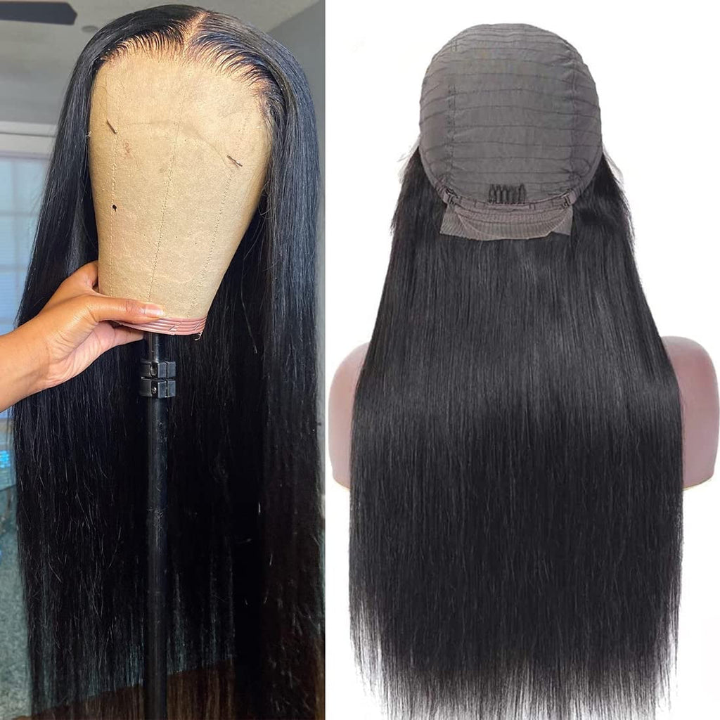 Benetress 13x4 Straight HD Lace Front Wig Natural Black Remy Hair