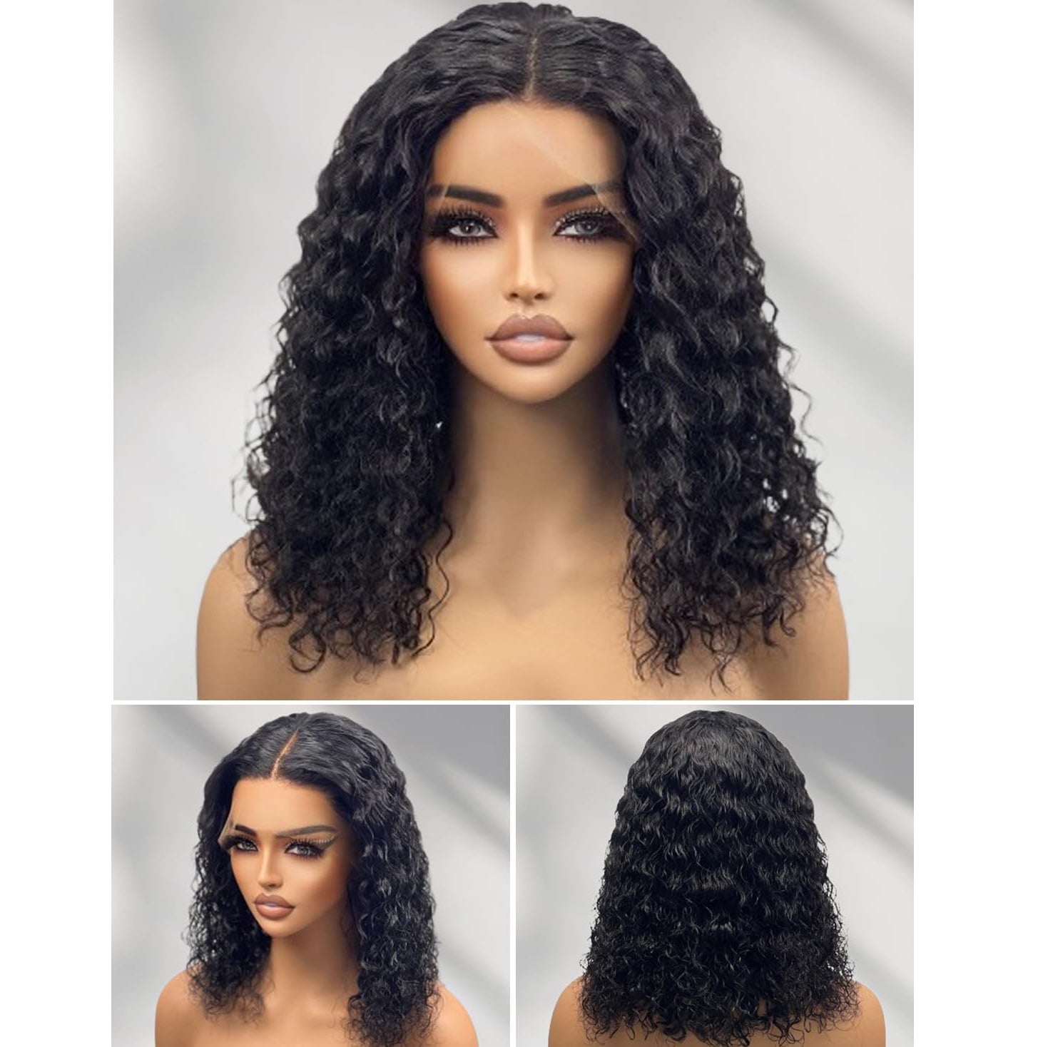 Benetress 13x4 Straight Lace Front Wig Natural Black Remy Hair Bob