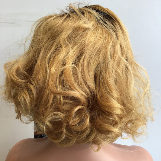 Benetress 13x4 Loose Wave Lace Front Wig Color Remy Hair 8 Inch