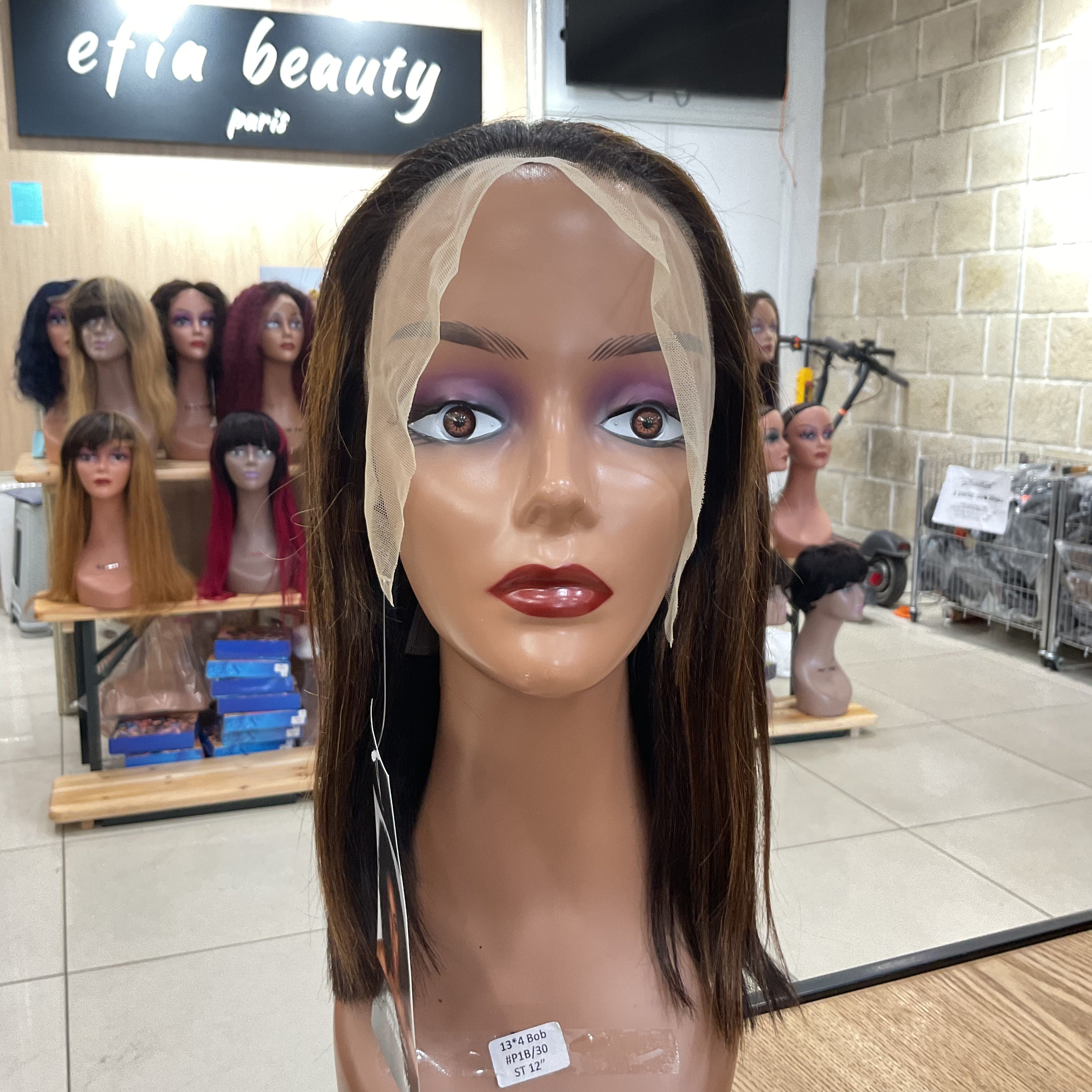 Benetress 13x4 Promo Bob Wig Remy Hair 12 Inch