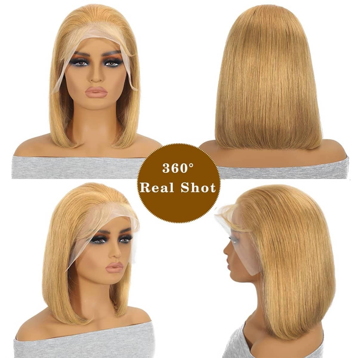 Benetress 13x4 Promo Bob Wig Remy Hair 12 Inch