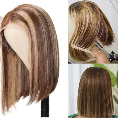 Benetress 13x4 Promo Bob Wig Remy Hair 12 Inch