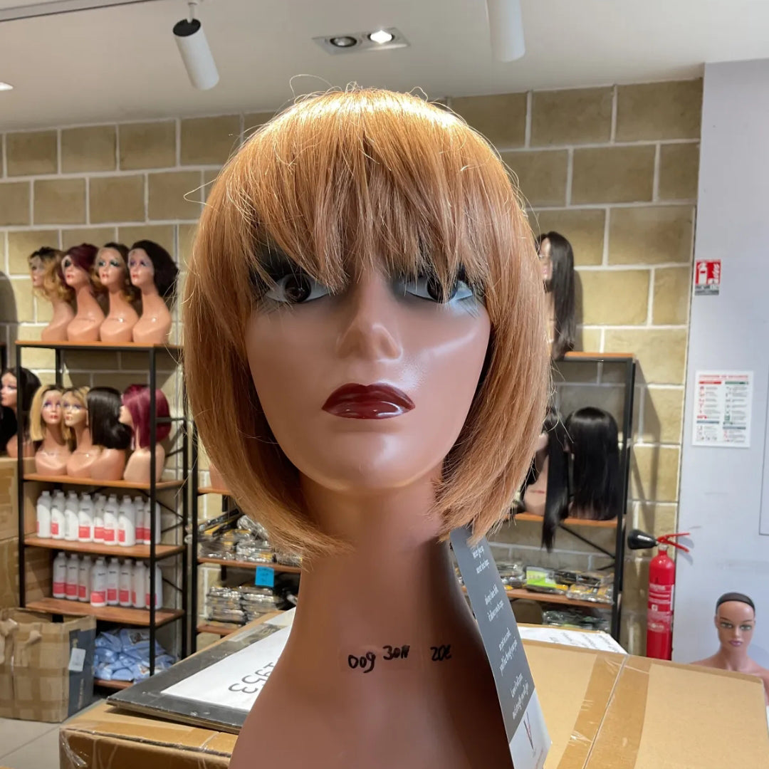 Benetress Machine-Made Color Wig Remy Hair