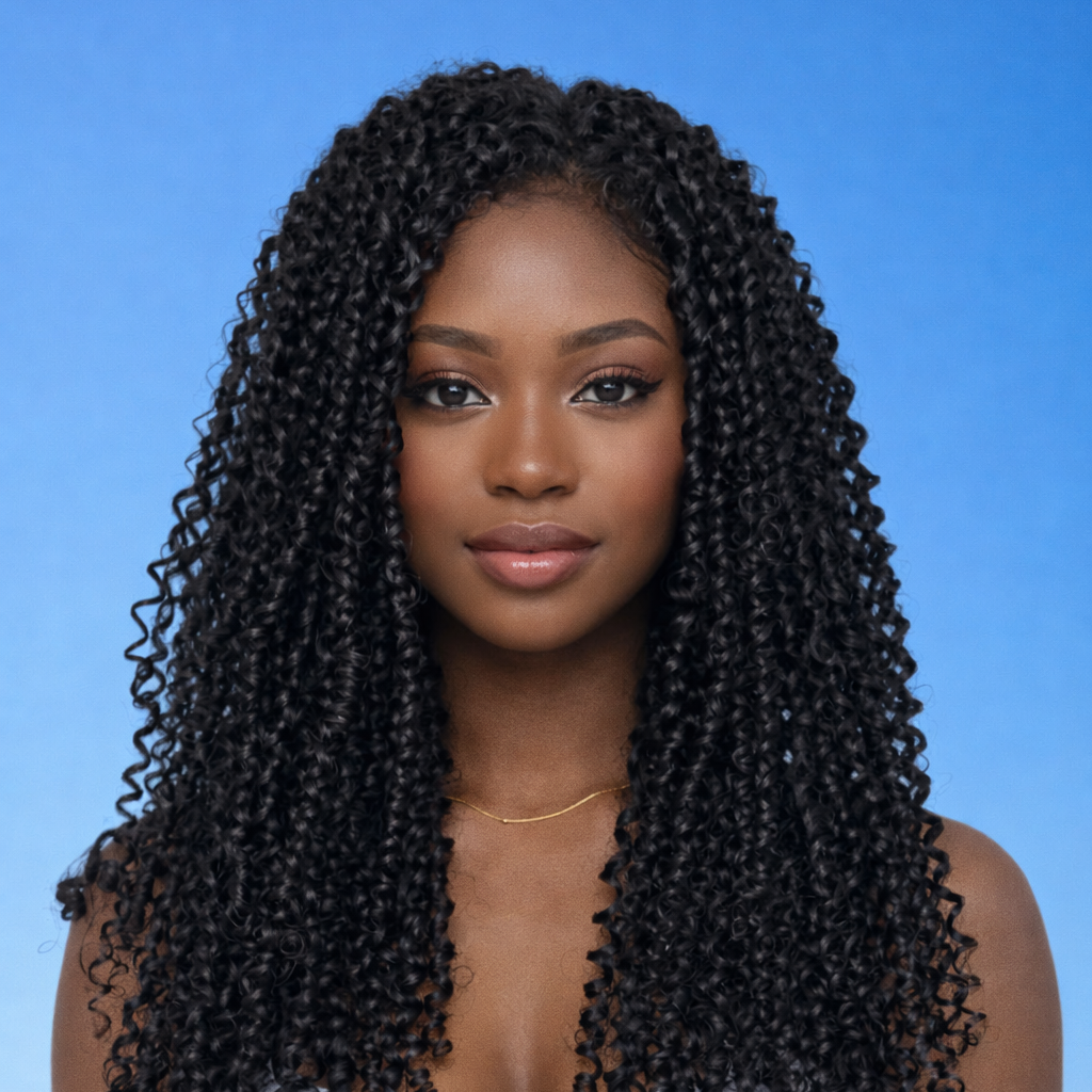 13×4 Lace Front Wig – Kinky Curly – Natural Black
