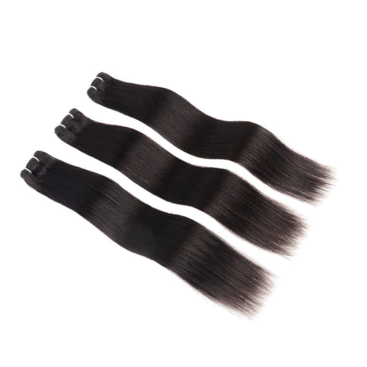 Benetress Remy Hair Black Straight Bundles Laotian Weaving