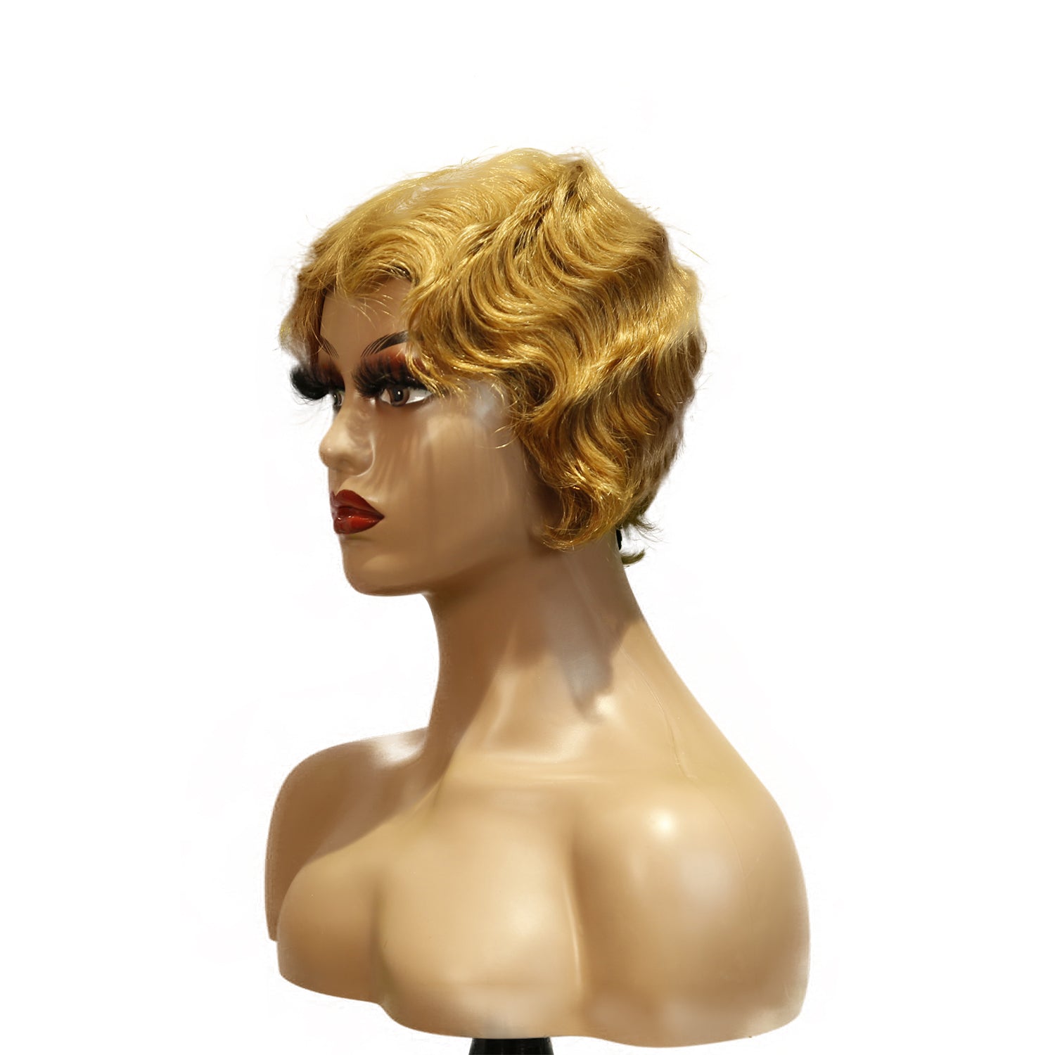 Machine-Made Remy Bob Wig – Colour #27 (Honey Blonde)