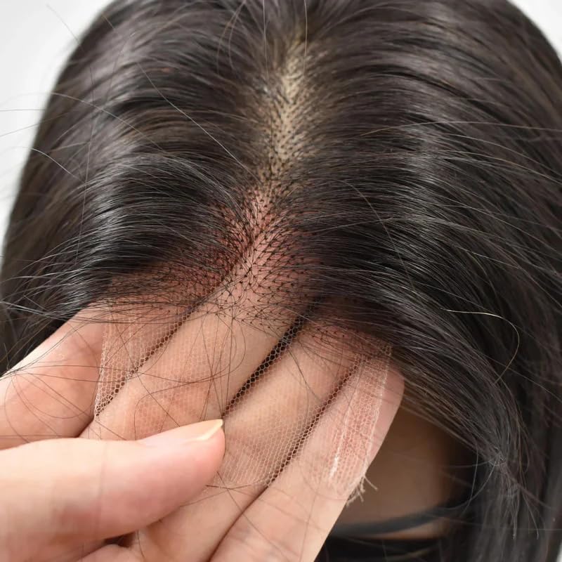 Benetress Natural Black Asian Raw Hair 2x6 HD Lace Closure Straight Bob Human Hair Wig