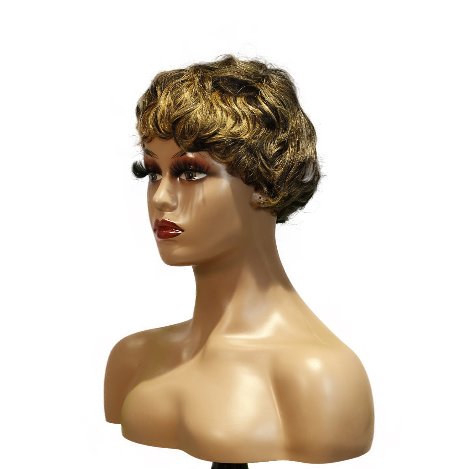 Machine-Made Remy Hair Wig – Bob – Honey Blonde – TC064