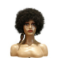 Machine-Made Remy Hair Wig – Natural Black – TC010