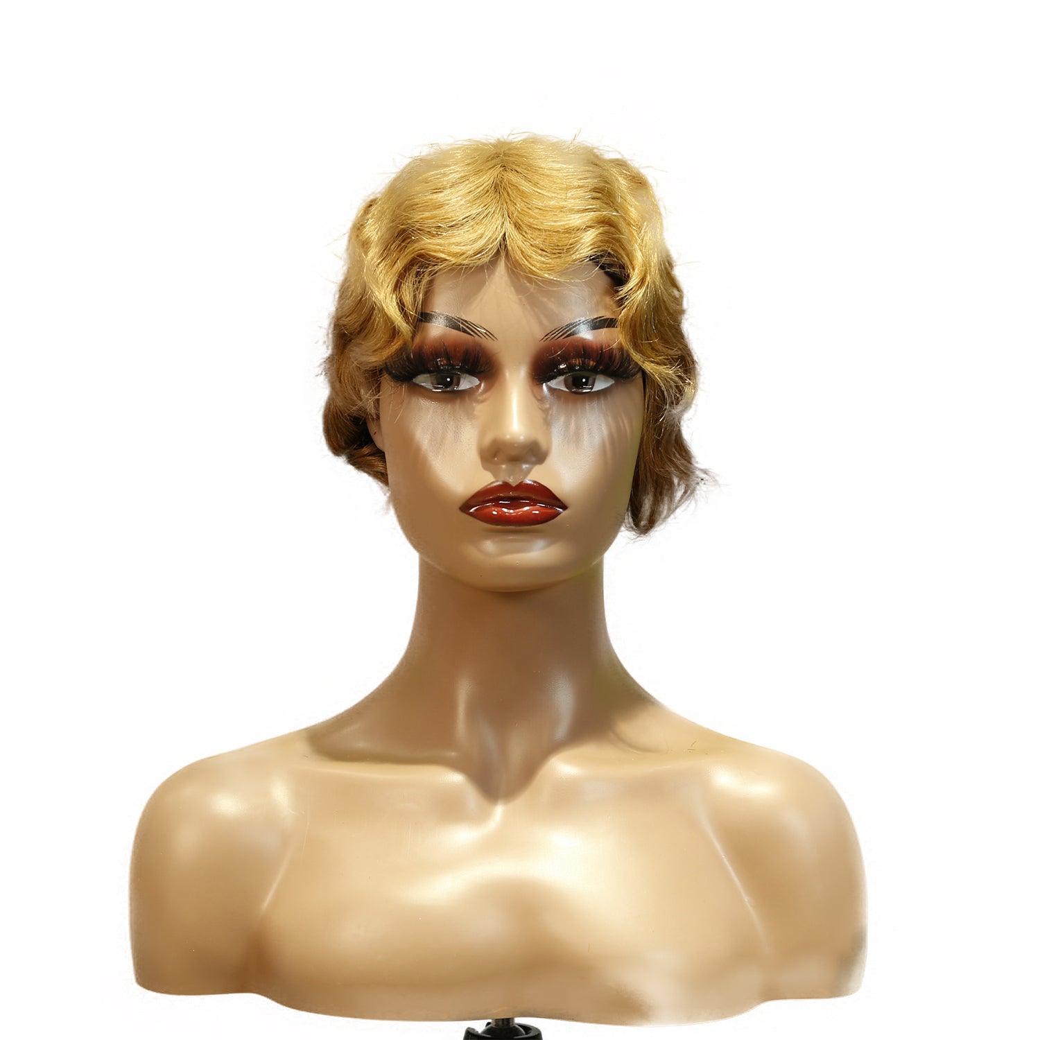 Machine-Made Remy Bob Wig – Colour #27 (Honey Blonde)