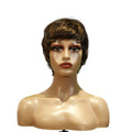 Machine-Made Remy Hair Wig – Natural Black – TC066