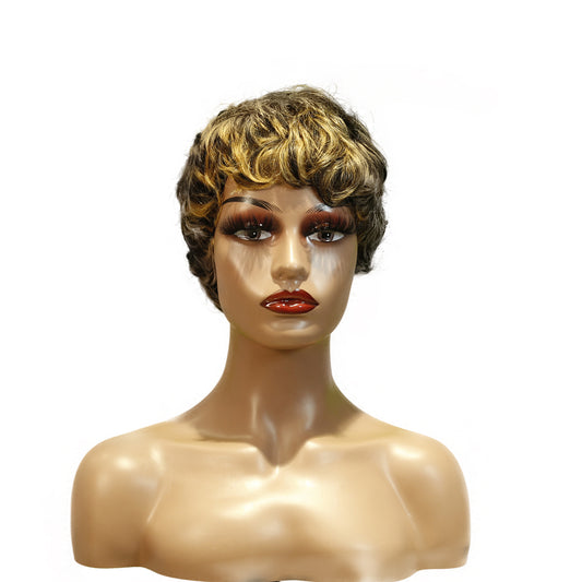 Machine-Made Remy Hair Wig – Bob – Honey Blonde – TC064