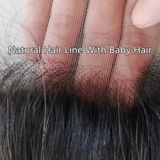 Benetress Remy Hair 4x4 Straight Closure 1b613