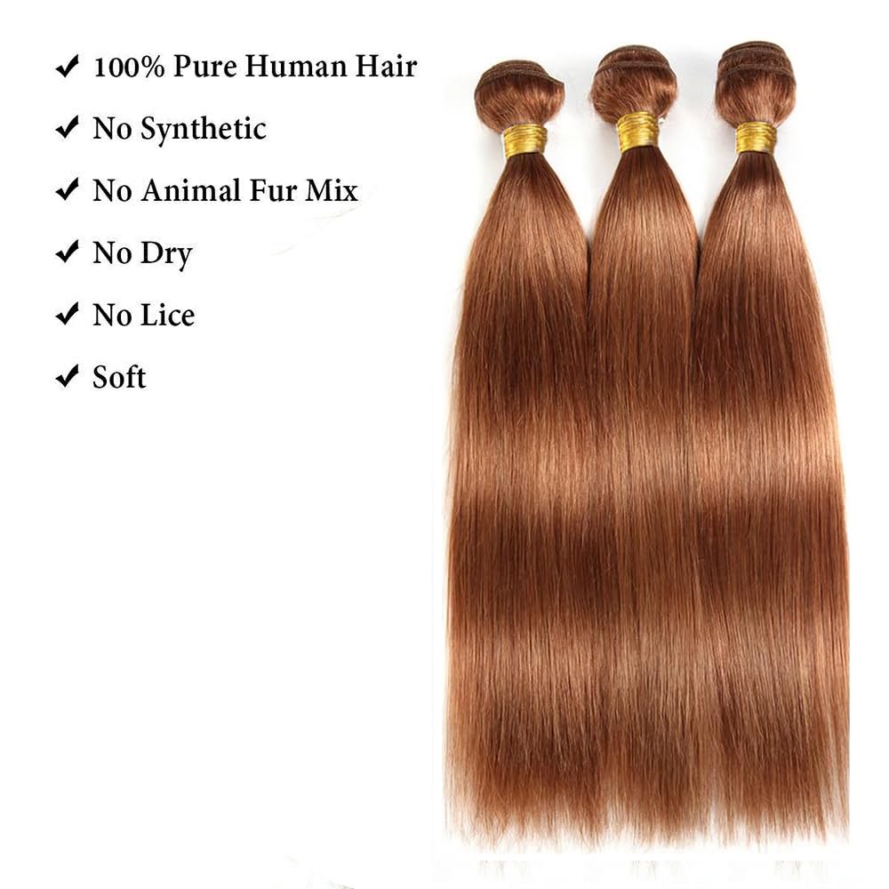 Benetress Remy Hair 30 Straight Bundles Brazilian weaving