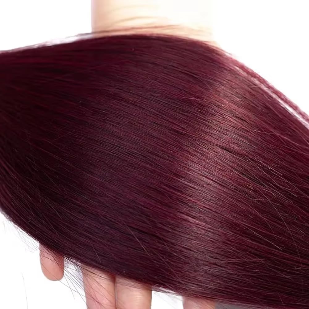 Benetress Remy Hair 99j Straight Bundles Brazilian weaving