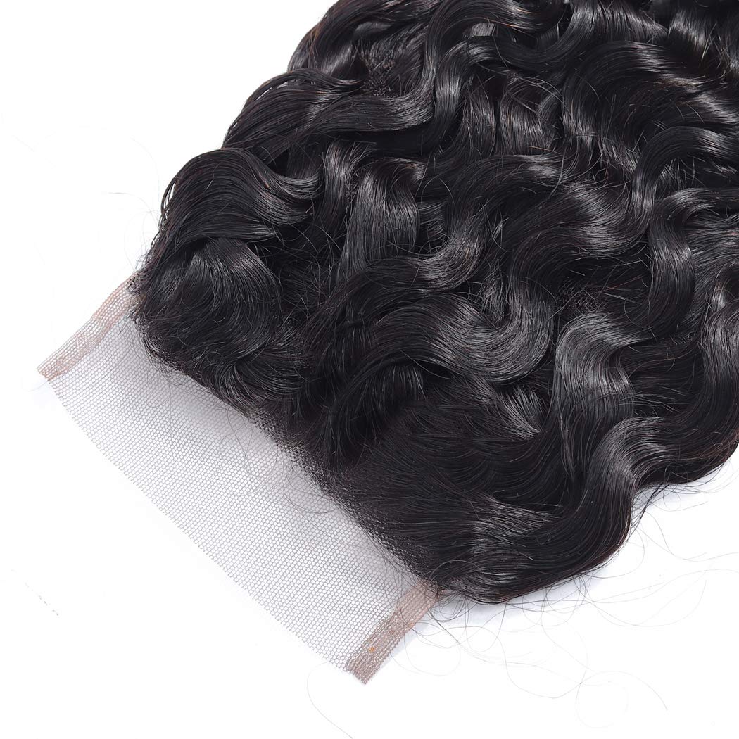 Benetress Remy Hair 4x4 Water Wave Closure