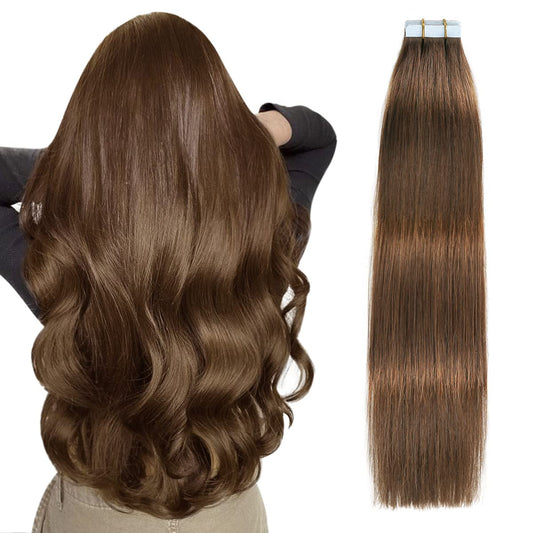 Benetress Asian Raw Hair #4 Straight Tape In Hair Extensions