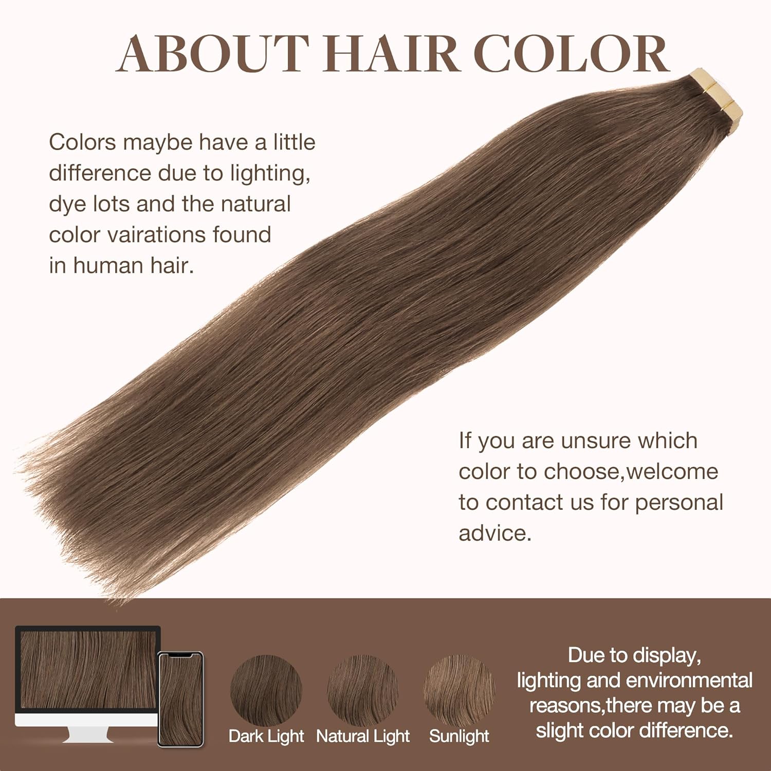 Benetress Asian Raw Hair #5 Straight Tape In Hair Extensions