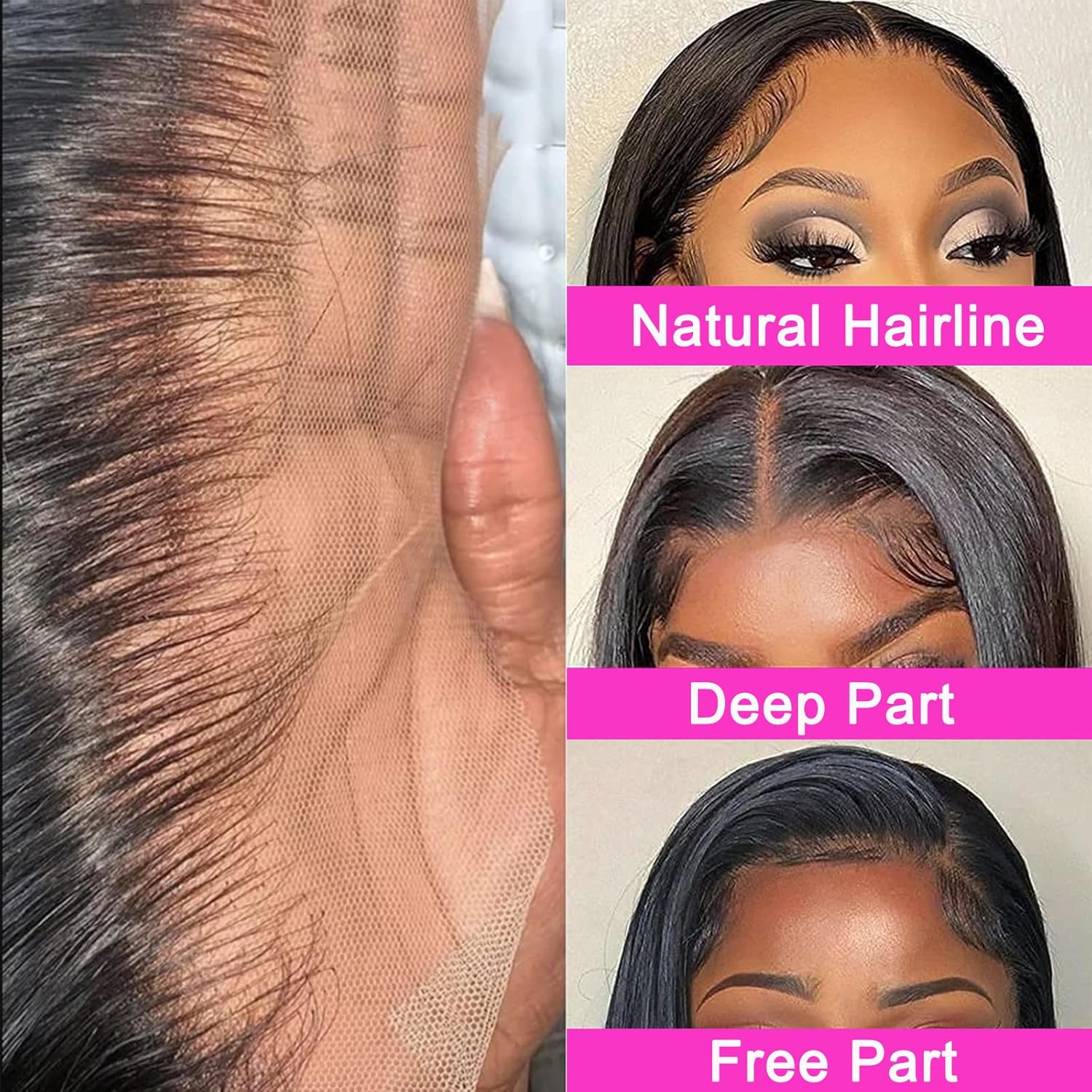 Benetress Asian Raw Hair 13x6 Straight HD Frontal