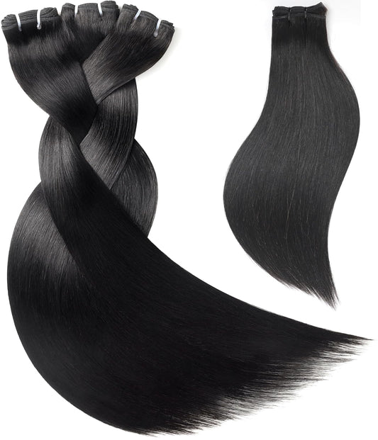 Asian Raw Hair Bundles – Straight – Natural Black