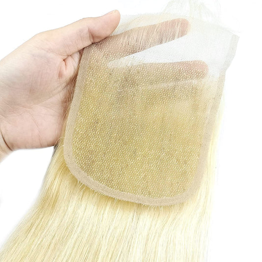 Benetress Remy Hair 4x4 Straight Closure 613