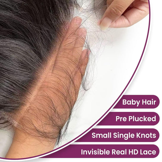 Benetress Remy Hair 5x5 Straight HD Closure