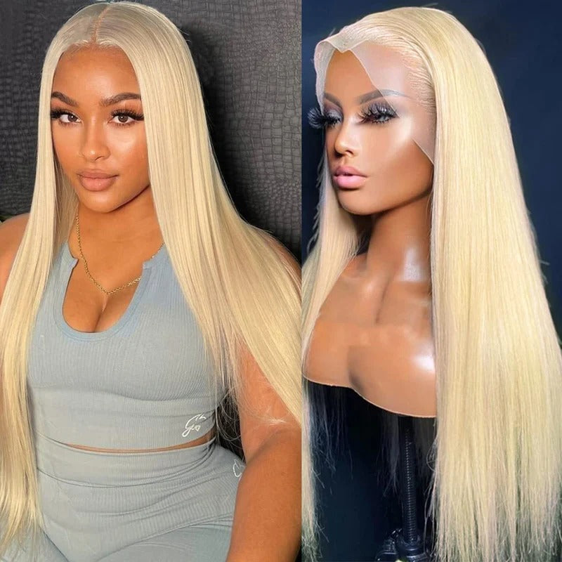 Benetress 13x4 Straight Lace Front Wig 613 Remy Hair