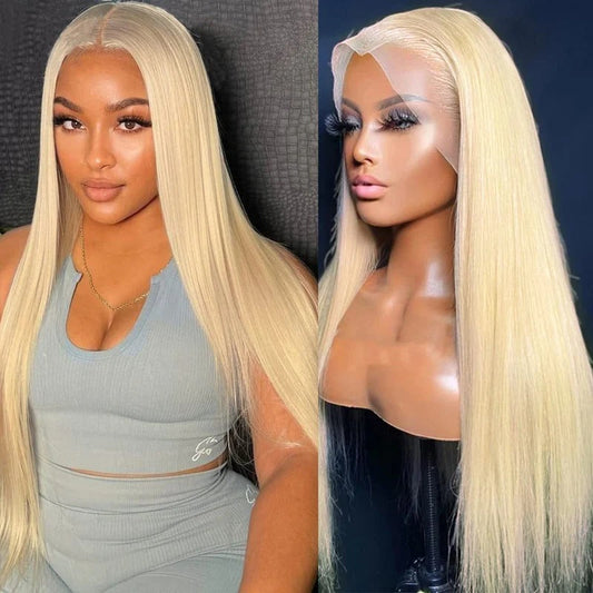 Benetress 13x4 Straight Lace Front Wig 613 Remy Hair