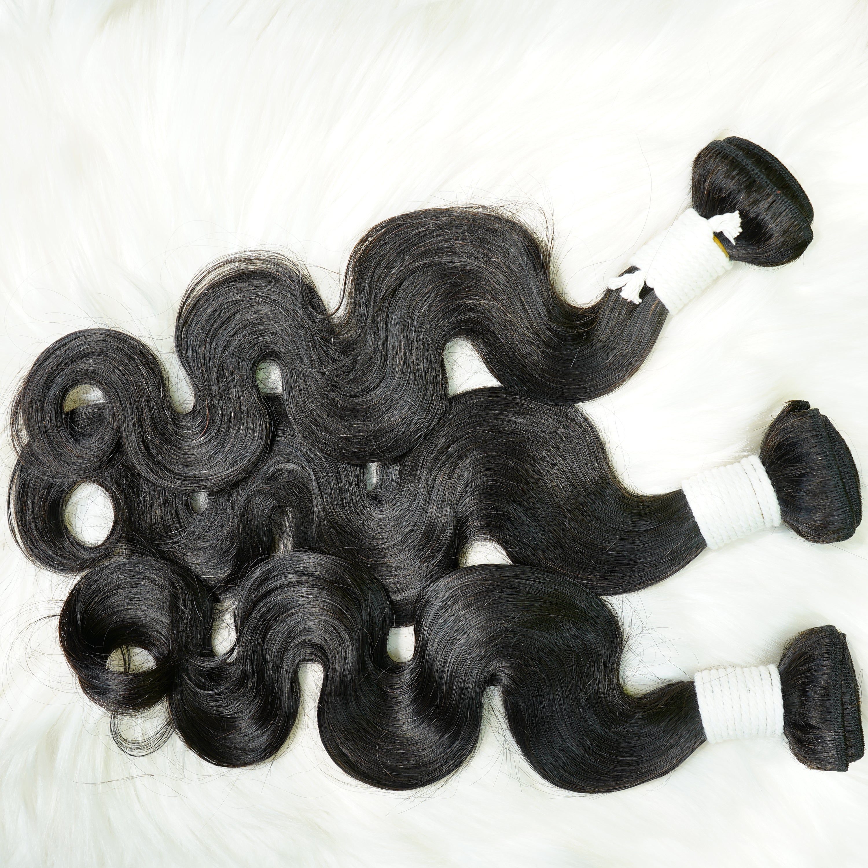 Benetress Remy Hair Black Body Wave Bundles Brazilian weaving