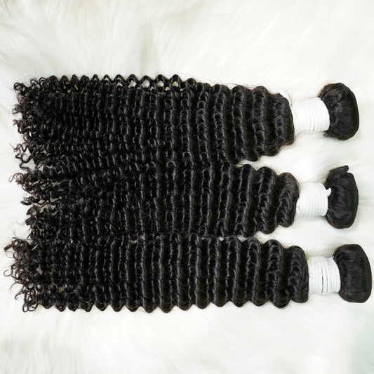 Benetress Remy Hair Black Kinky Curly Bundles Brazilian weaving