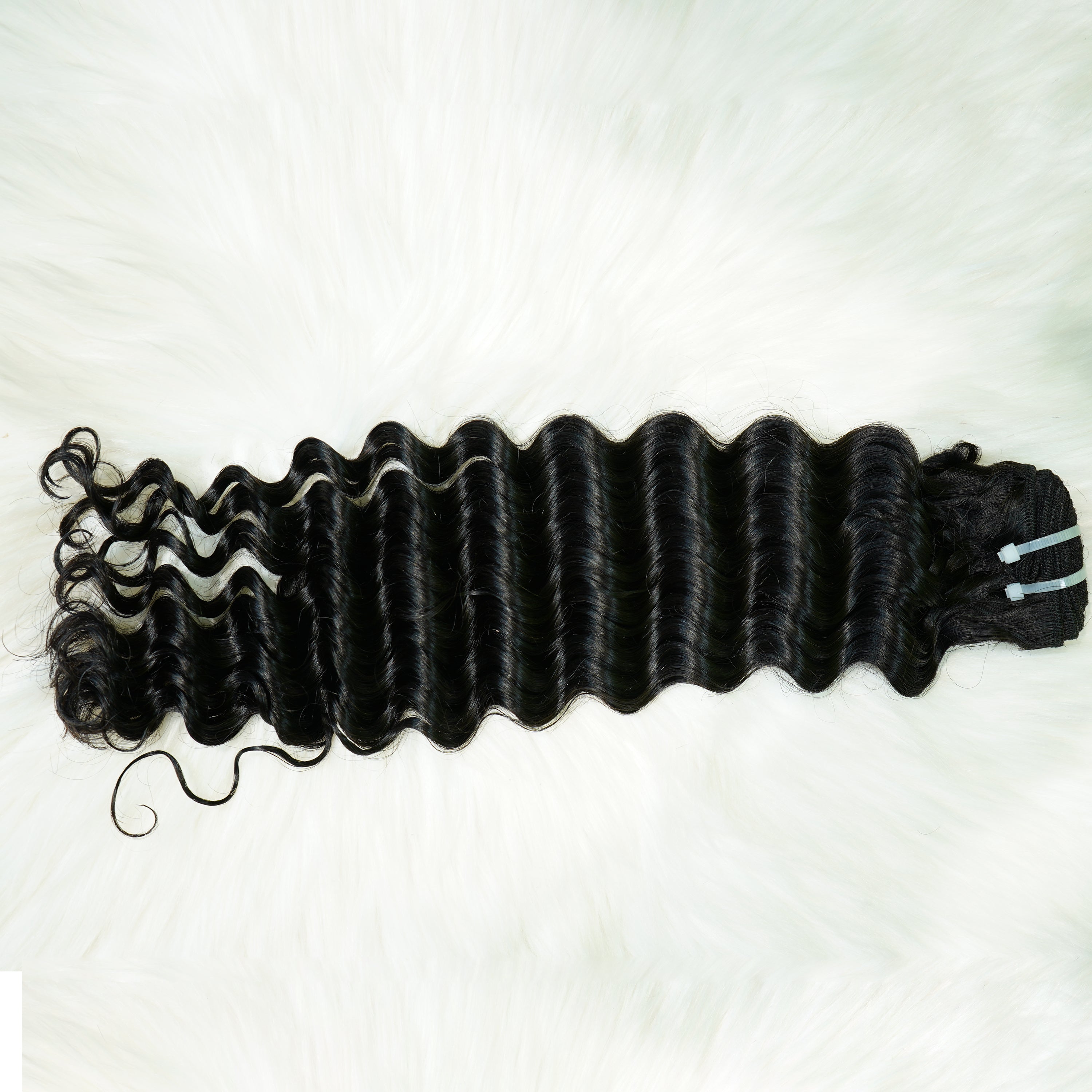 Benetress Remy Hair Black Deep Wave Bundles Laotian Weaving