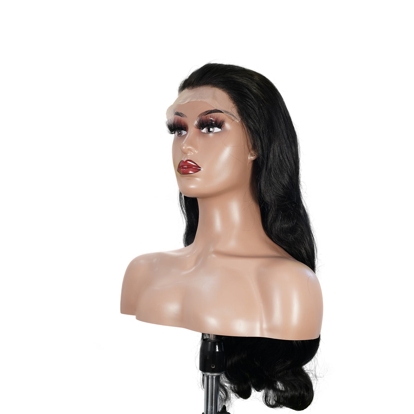 Benetress Natural Black Remy Hair 6x7 Lace Closure Body Wave Human Hair Wig