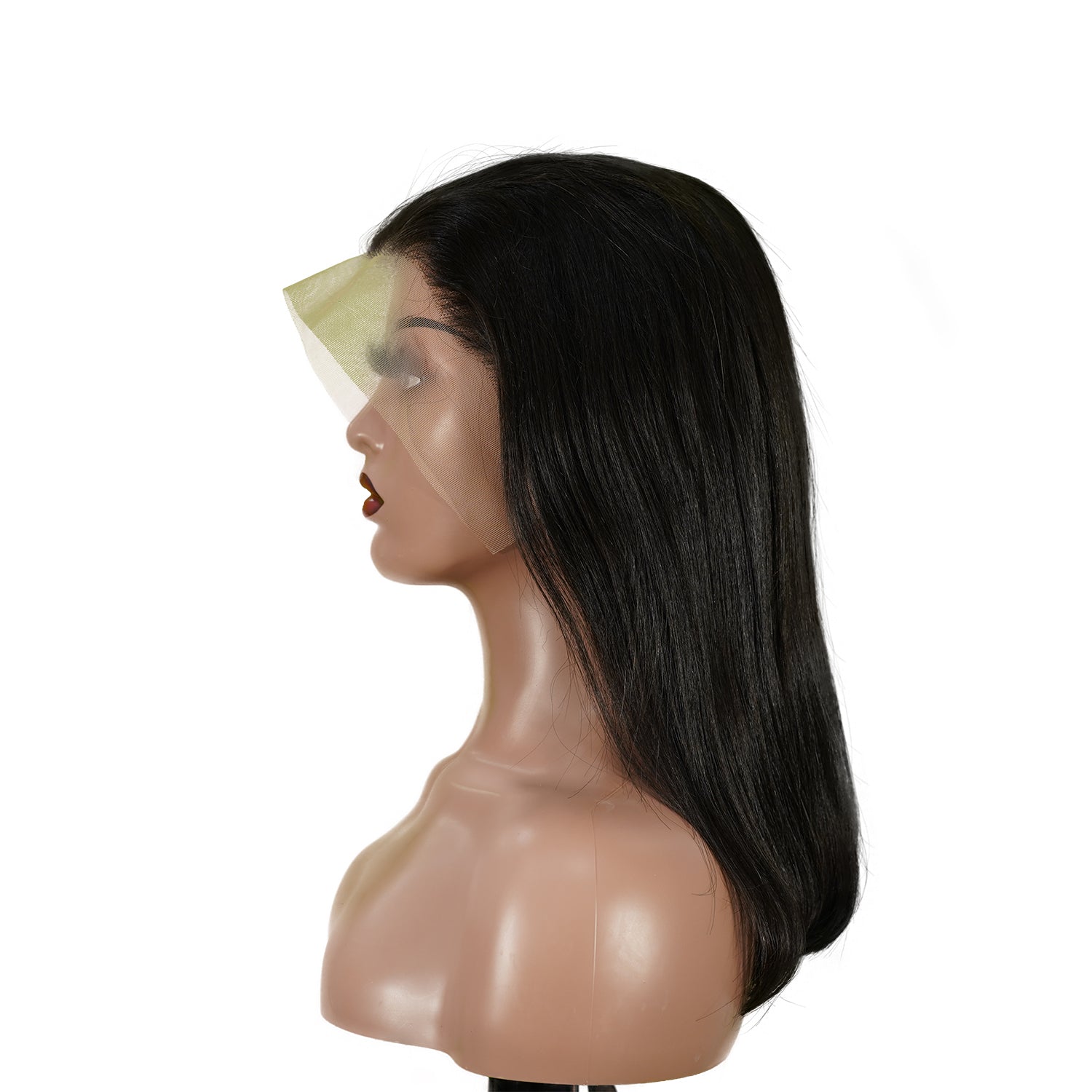 Benetress 13x4 Straight Bob Lace Front Wig Natural Black Asian Raw Hair
