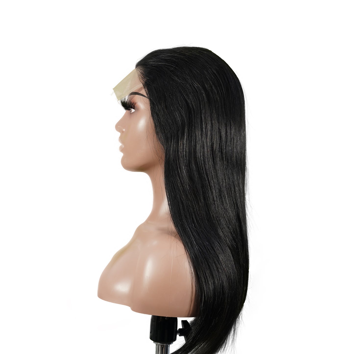 Benetress Natural Black Remy Hair 5x5 Lace Closure Straight Human Hair Wig